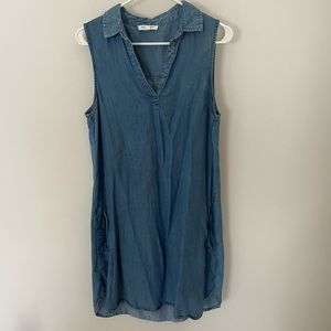 BEACH LUNCH LONGUE LYOCELL SHIFT DRESS